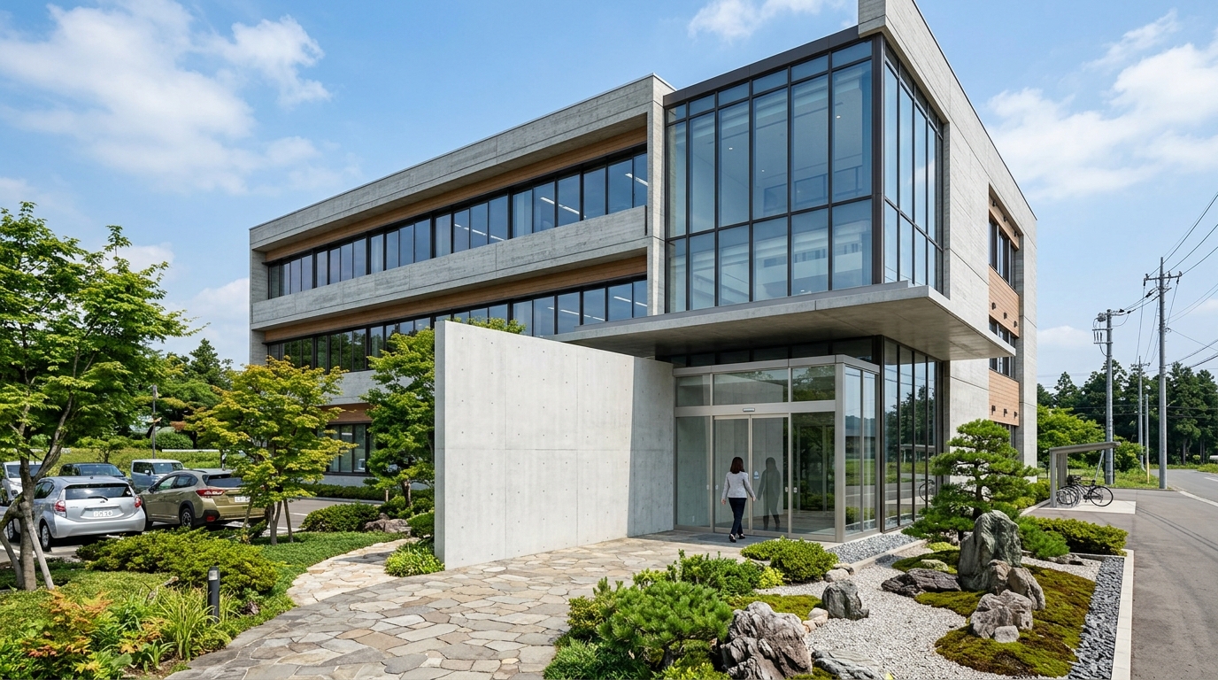 株式会社みらい土木建設本社社屋（架空）
