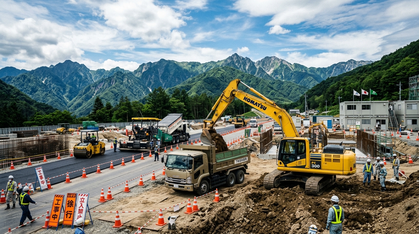宮崎県延岡市のインフラを支える土木現場